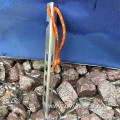 Customized High Strength Camping Titanium Hook Tent Pegs